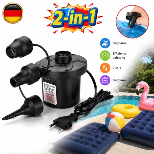 Elektrische luftpumpe - 2-in-1,